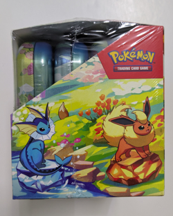 Pokemon TCG - Prismatic Evolution Mini Tin Complete Set of 8 & Display -Damage B - Image 4