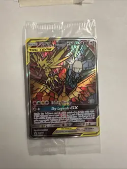 Sealed Pokemon TCG Moltres Zapdos Articuno GX SM210 Stained Glass Promos Holo - Image 1