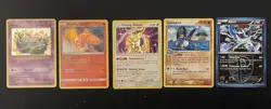 Pokemon TCG Lot Mew, Shining Ho-Oh, Shining Arceus, Swampert, Absol Team Plasma - Image 1