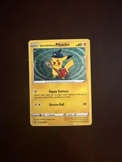 2020 Special Delivery Pikachu SWSH074 Pokemon Center Canada Promo - Image 1