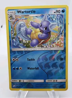 WARTORTLE Pokemon Team Up Reverse Holo 24/181 - Image 1