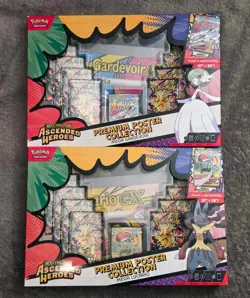 LOT OF 2 Pokemon Ascended Heroes Premium Poster Collection Gardevoir & Lucario - Image 1
