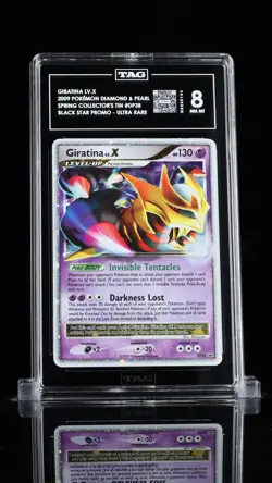 TAG 8- Pokemon Giratina Lv.X # DP38 2009 Pokemon D&P Black Star Ultra Rare Promo - Image 4