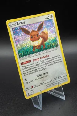 Pokemon - Eevee - 11/12 #011/012 - McDonald's Promos 2018 Holo Light Play LP - Image 4