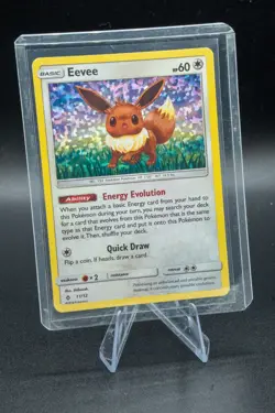 Pokemon - Eevee - 11/12 #011/012 - McDonald's Promos 2018 Holo Light Play LP - Image 5