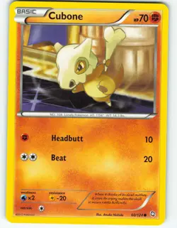 Cubone - 60/124 Dragons Exalted - Pokemon TCG - 2012 - Image 1