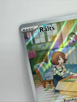 Pokemon Scarlet & Violet Base Set Ralts 211/198 Illustration Rare IR- PRINT LINE - Image 2