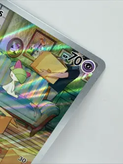 Pokemon Scarlet & Violet Base Set Ralts 211/198 Illustration Rare IR- PRINT LINE - Image 3