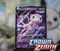 Pokemon TCG Crown Zenith 060/159 - Mew V - Ultra Rare - NM - Image 1