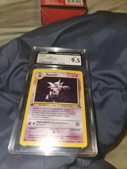 Haunter 1st edition holo 1999 Pokemon Fossil CGC 9.5 - Image 3