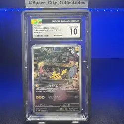 Pokemon TCG Pikachu 173/165 Japanese 151 2023 CGC 10 - Image 1