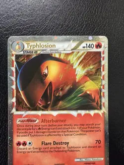 Pokemon TCG Typhlosion HGSS09 Holo HGSS Promos MP - Image 2