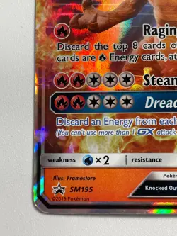 Pokemon Charizard GX SM195 Sm Promo Full Art Holo Stage 2 HP250 - Image 2