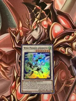 Yugioh Wind Pegasus @Ignister IGAS-EN042 Super Rare 1st Ed NM - Image 1