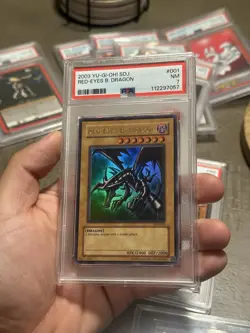 Yu-Gi-Oh! Red-Eyes B. Dragon PSA 7 - Image 1
