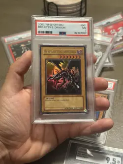 Yu-Gi-Oh! Red-Eyes B. Dragon PSA 7 - Image 2