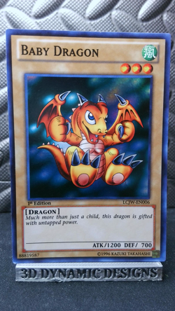 | Yugioh Baby Dragon LCJW-EN006 1st Super Legendary Collection Joeys VLP 🔥 | - Image 1