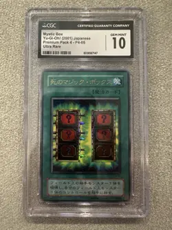 Yu-Gi-Oh! TCG Mystic Box Premium Pack 4 P4-05 Ultra Rare CGC 10 2001 Japanese - Image 1