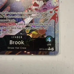 ONE PIECE BROOK OP15-022 ALT ART LEADER ADVENTURE ON KAMI’S ISLAND OP15-EB04 - Image 4
