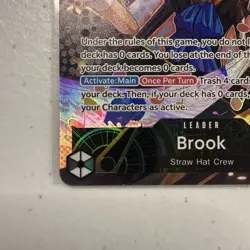 ONE PIECE BROOK OP15-022 ALT ART LEADER ADVENTURE ON KAMI’S ISLAND OP15-EB04 - Image 5