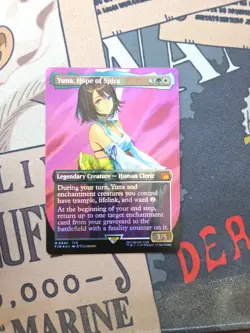 Yuna, Hope of Spira (Borderless) Final Fantasy Surge Foil - Image 3