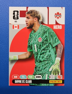 Dayne St. Clair - Canada - Panini World Cup 2026 Adrenalyn XL - Hero - #85 - Image 1