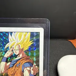 VINTAGE Goku vs Cell # 146 Amada Dragon Ball Z Hero Collection: Series 1 Prism - Image 3