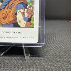 VINTAGE Goku vs Cell # 146 Amada Dragon Ball Z Hero Collection: Series 1 Prism - Image 4