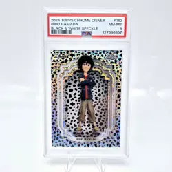 2024 Disney Topps Chrome Hiro Hamada #162 PSA 8 Black White Speckle /101 - Image 1