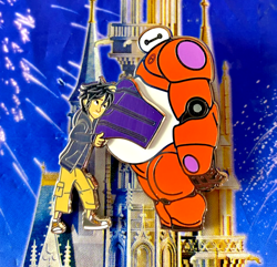 😍 2022 Big Hero 6 Hiro & Baymax Pin - Disney Parks Big Hero Six Baymax Hiro Pin - Image 2