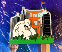 🧡 2024 Big Hero 6 Hiro Baymax Hugging Pin Disney Big Hero Six San Fransokyo Pin - Image 3