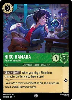 Lorcana - Hiro Hamada - Future Champion (90/204) [Archazia’s Island] NF - Image 1