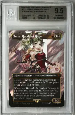 Terra, Herald of Hope SURGE FOIL 212 BGS 9.5 GEM MINT (MTG Final Fantasy 2025) - Image 1