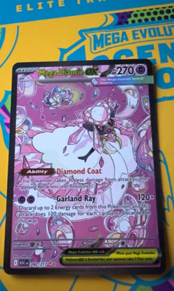 Mega Diancie ex - Alt Art - 282/217 - Ascended Heroes - SIR Pokemon TCG Card - Image 1