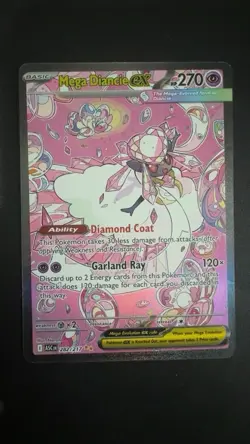 Mega Diancie ex - 282/217 - Ascended Heroes - SIR - Pokemon TCG - Pack Fresh - Image 1
