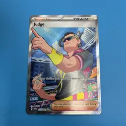 Pokemon TCG: Judge -Trainer Full Art Destined Rivals - Ultra Rare Card - 222/182 - Image 5