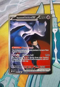 Team Rocket's Mewtwo ex 281/217 ME: Ascended Heroes Pokemon Card Holo - Image 1
