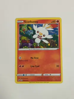 Scorbunny - SWSH071 - Pokemon Sword & Shield Promo Ultra Rare Holo Card NM - Image 2