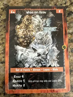 Rage Vegas CCG Hide-of-Iron character Card - Image 1