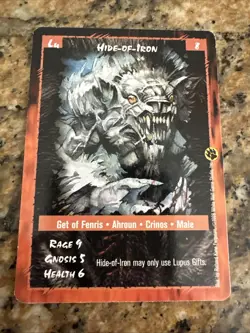 Rage Vegas CCG Hide-of-Iron character Card - Image 2