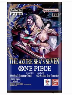 Bandai One Piece Card Game The Azure Sea's Seven OP14-EB04 English Sealed pack - Image 3