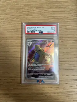 2023 Pokemon Tyranitar Illustration Rare Paldea Evolved Card 222/193 PSA 9 Mint - Image 1