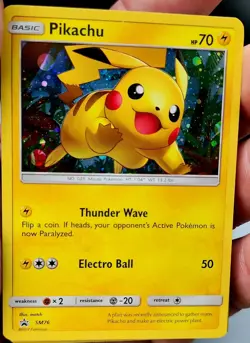 Pikachu SM76 Blackstar Promo Holo Rare Card NM/M Unplayed - Image 1