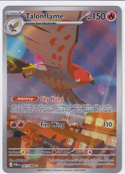 Talonflame 91/88 Illustration Rare Holo Card - Pokemon Perfect Order Near Mint - Image 1