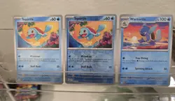 Pokemon TCG Cards Bulk lot of 3 cards. Squirtle & Wartortle. - Image 1