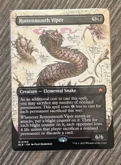 Rottenmouth Viper (Borderless) Bloomburrow Regular - Image 1