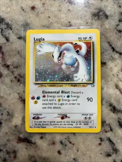 Lugia 9/111 Neo Genesis Holo Pokemon Card TCG - Image 1