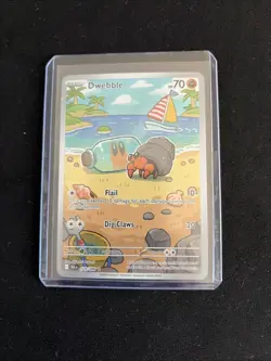Dwebble Art Rare 071/064 Black Bolt sv8a Japanese Pokemon Card NM Pack Fresh - Image 1