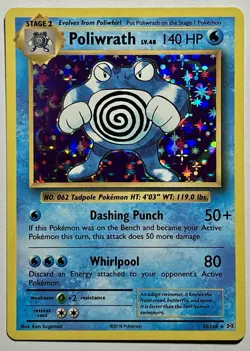 Poliwrath 25/108 (MP) Holo Rare XY Series: Evolutions 2016 Pokemon Card TCG - Image 1