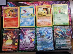 Pokemon TCG Jumbo Celebrations Binder 32 Card Lot Pikachu Charizard Dark Sylveon - Image 3